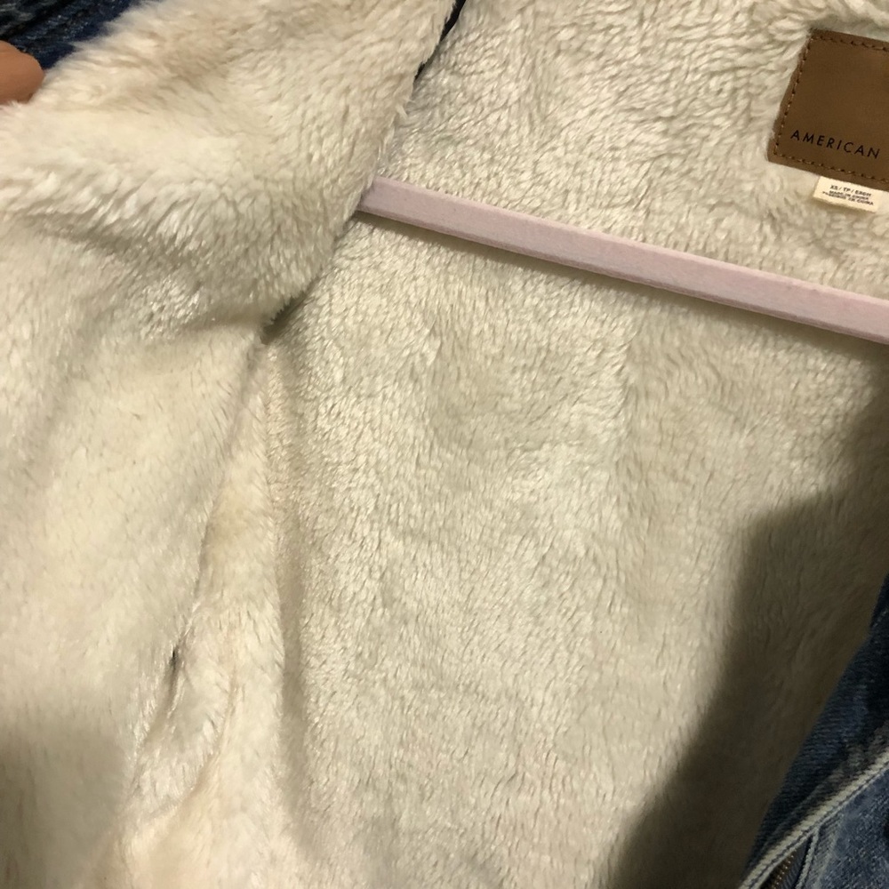 Faux Fur Lined Jean Jacket from American Eagle - Picture 12 of 15